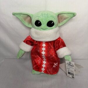 Disney Plush Toy in Festive Red and Soft Green